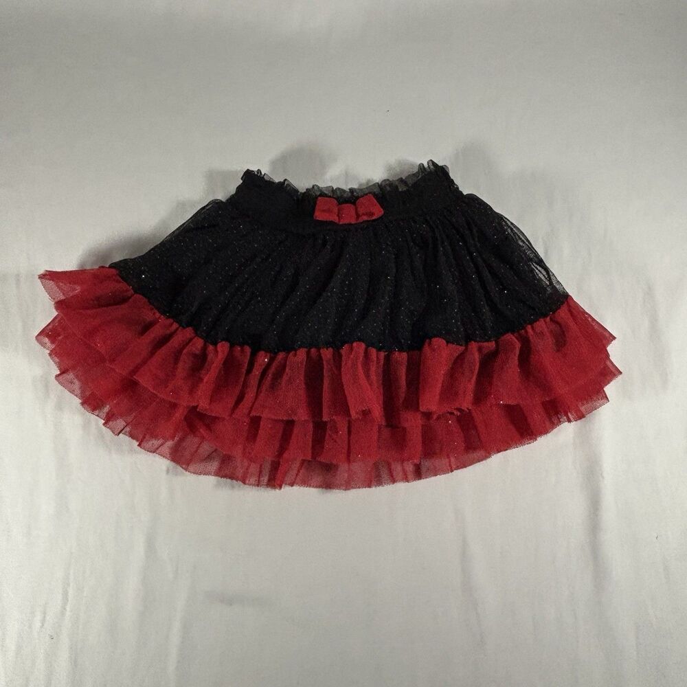 Disney Baby Black Red Tulle Skirt 24M